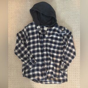 American Eagle Plaid Button-Up